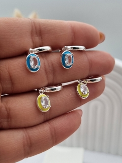 AROS COLORIDOS OVAL/AB - nya joyas