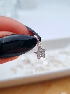 DIJE ESTRELLITA STRASS / PLATA - comprar online