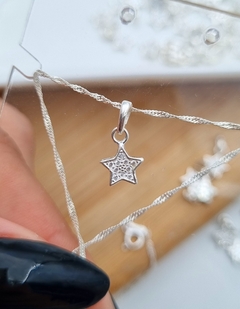 DIJE ESTRELLITA STRASS / PLATA