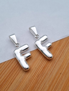 DIJE INICIAL "F" INFLADA / AB - comprar online