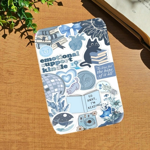 Card Skin Holográfico Kindle Capa Transparente 2022/2024 6 polegadas Blue - comprar online