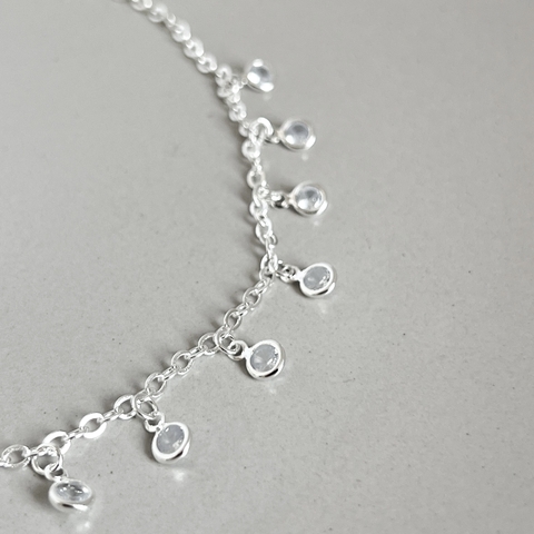 Choker ponto de luz BANHO PRATA - comprar online