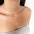 Choker conchas BANHO PRATA
