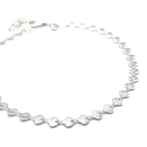Choker conchas BANHO PRATA - comprar online