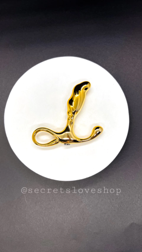 MASSAGEADOR DE PRÓSTATA HARD DOURADO