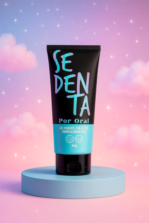 SEDENTA POR ORAL ALGODÃO DOCE 50G GEL VIBRANTE COMESTÍVEL