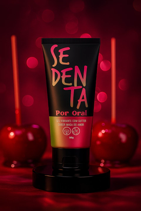 SEDENTA POR ORAL MAÇA DO AMOR 50G GEL VIBRANTE COMESTÍVEL
