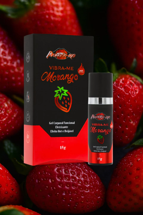 VIBRA-ME MORANGO HOT INSANO GEL ELETRIZANTE BEIJÁVEL 15G PROVOKE-ME - comprar online