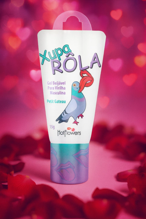 XUPA ROLA GEL BEIJÁVEL PARA VIRILHA MASCULINA 15G HOT FLOWERS - comprar online