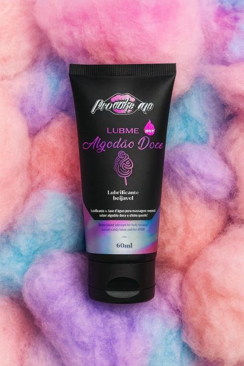 LUBRIFICANTE ALGODÃO DOCE HOT BEIJÁVEL 60ML PROVOKE-ME - comprar online