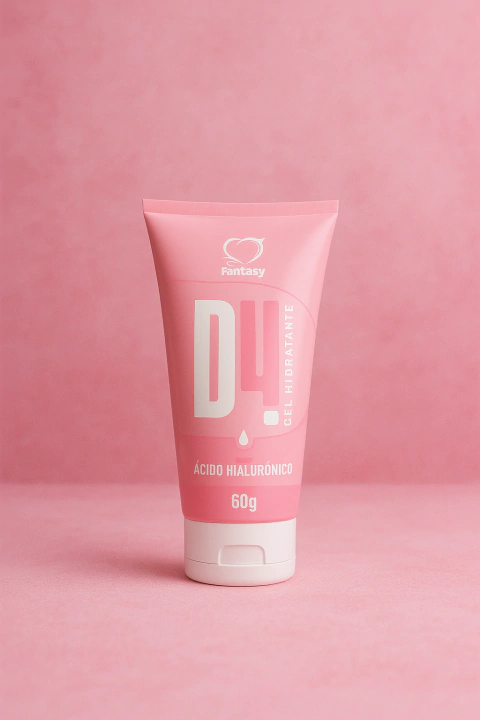 GEL D4 LUBRIFICANTE ÁCIDO HIALURÔNICO 60G SEXY FANTASY - comprar online