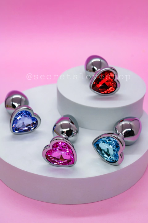 PLUG ANAL METAL CORAÇÃO P