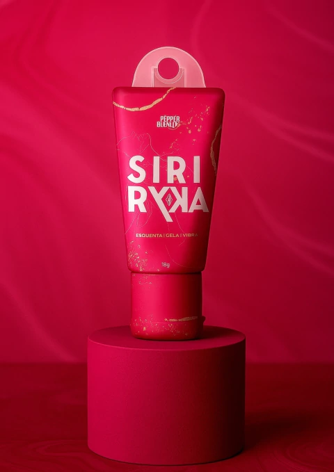 GEL FUNCIONAL SIRI RYCA FEMININO ESQUENTA VIBRA E GELA 18G PEPPER BLEND