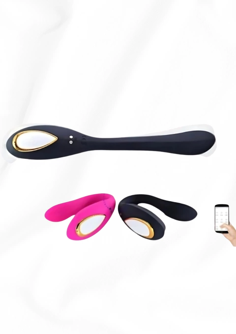 VIBRADOR POR CONTROLE CASAL ROSA