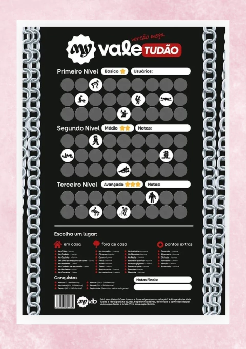 RASPADINHA VALE TUDÃO VERSÃO MEGA 60X45CM