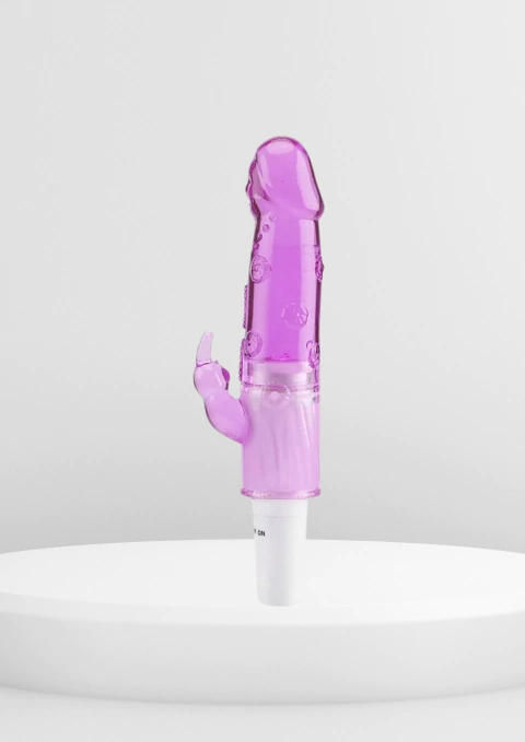VIBRADOR BASTÃO EM JELLY LOVE ROSA
