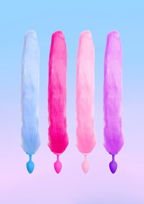 PLUG ANAL SILICONE RABO RAPOSA TAMANHO P