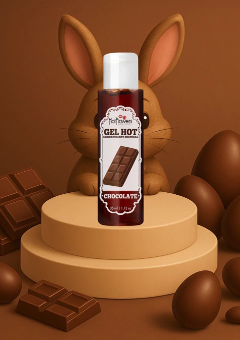 GEL AROMATIZANTE COMESTÍVEL CHOCOLATE HOT 35ML HOT FLOWERS