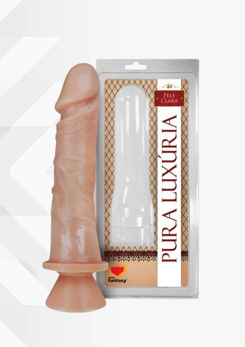 PROTESE PÊNIS REALÍSTICO COM VENTOSA 18X4,4CM SEXY FANTASY