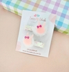 HAIRCLIP COELHO DE LACINHO | PAR