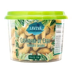 CASTANHA DE CAJU TOR/SAL LAVIVA POTE 130g - comprar online