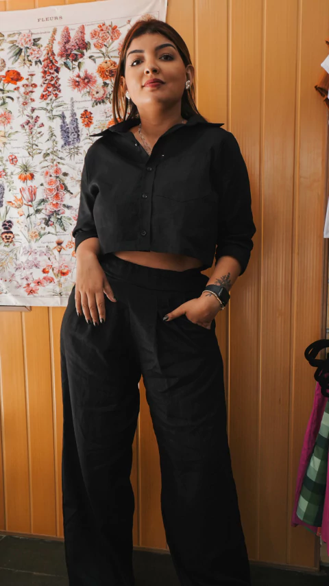 CROPPED FIBRA 100% LINHO - comprar online