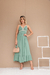 Vestido longo trançado Judite - R&R MODAS