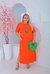 Conjunto saia midi plus-size pesponto Hortência