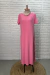 Vestido longo manga curta Carla c/forro - loja online