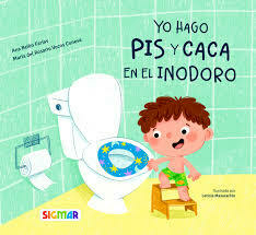 Yo hago pis y caca en el inodoro