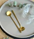 Cucharas Gold Acero set x2 - Orilla Home