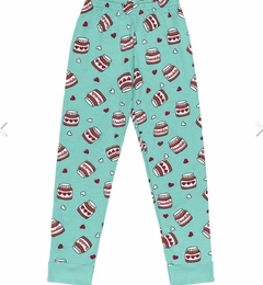 Pijama Longo Nutella Verde na internet