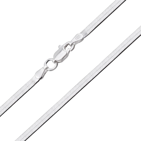 Corrente Prata Fita Laminada Fio 3mm - comprar online