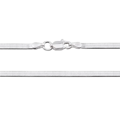 Corrente Prata Fita Laminada Fio 3mm - loja online