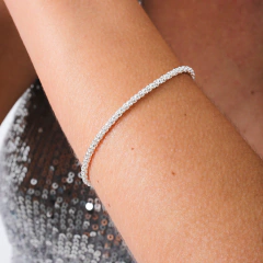 Corrente Prata Pipoca Fio 2,7mm na internet