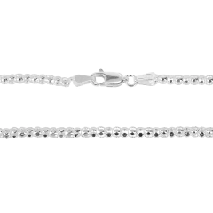 Imagem do Corrente Prata Pipoca Fio 2,7mm