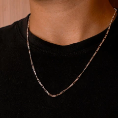 Corrente Prata Grumet Alternada 3x1 Fio 2,1mm na internet