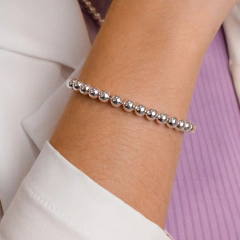 Corrente Prata Esferas 6mm - loja online