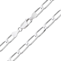 Corrente Prata Grumet Fina 6mm na internet