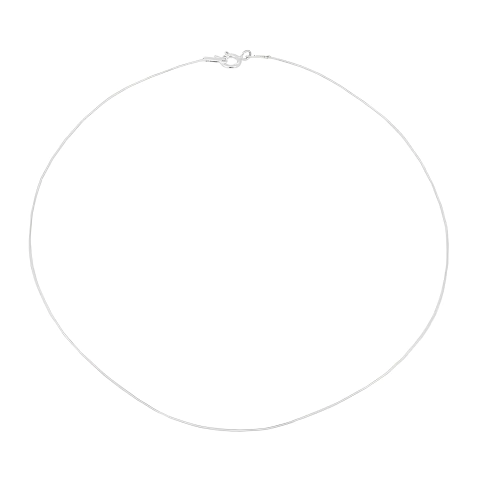 Gargantilha Nylon Fio 0,35mm 40cm c/ Fecho de Prata - comprar online