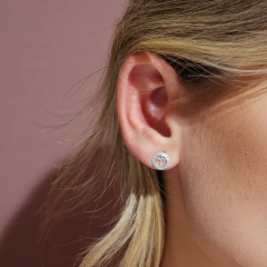 Brinco Prat Cruz Círculo Zircônia White na internet