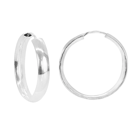 Argola Prat Redonda Lisa 30mm - comprar online
