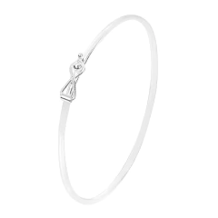 Bracelete Prata Fio Redondo Liso 3mm - comprar online