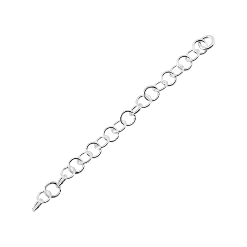 Extensor Prata Elo Português 5cm - comprar online