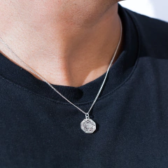 Pingente Prata Yin-Yang Envelhecido - loja online