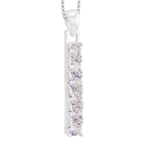 Pingente Prata Zircônia Cristal - comprar online