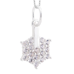 Pingente Prata Estrela Zircônia Cristal - comprar online