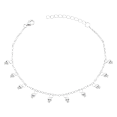 Pulseira Prata Bolinhas - comprar online