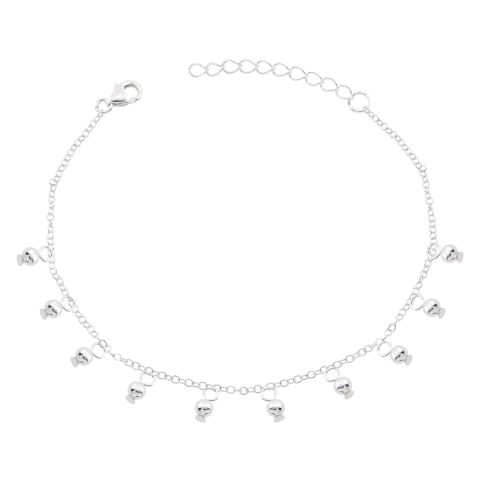 Pulseira Prata Bolinhas - comprar online
