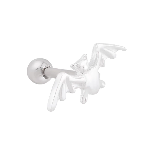 Piercing Prata Morcego p/ Tragus - comprar online